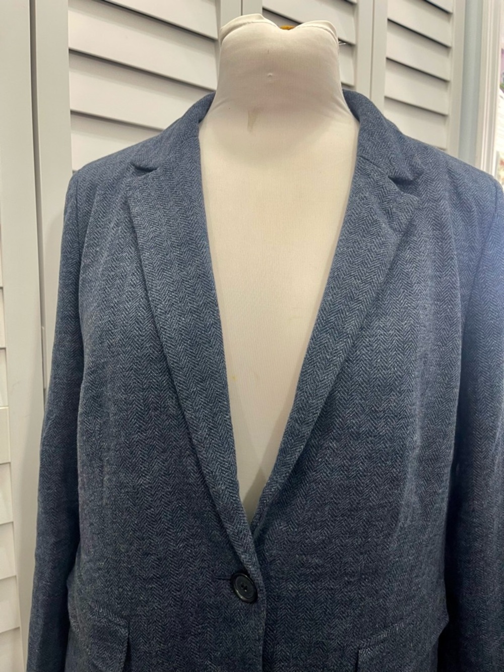 LOFT Navy Petite Blazer Jacket